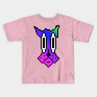 Rainbow pixel pooch Kids T-Shirt